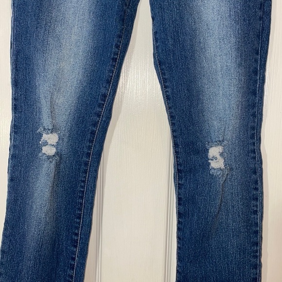 FOREVER‎ 21 Girl's Dark Denim Jeans 13/14 NWT - Picture 4 of 16